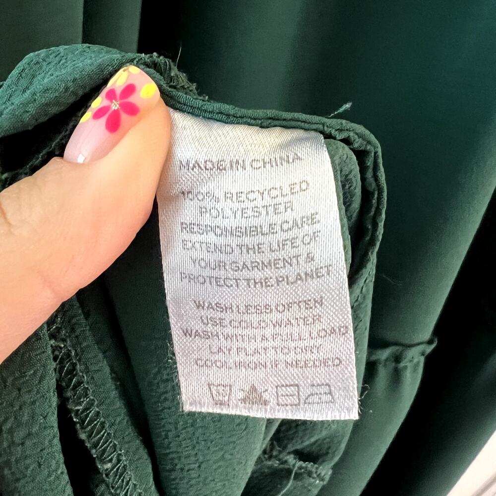 Hill House Home Ellie Nap Dress Emerald Green Size XL New - Picture 6 of 8